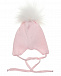 Розовая шапка с нашивкой &quot;единорог&quot; Il Trenino | Фото 2