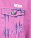 Джинсовая куртка цвета фуксии GCDS | Фото 9