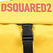 Желтый рюкзак с лого, 24x23x13 см Dsquared2 | Фото 5
