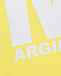 Желтый свитшот с белым лого MM6 Maison Margiela | Фото 4