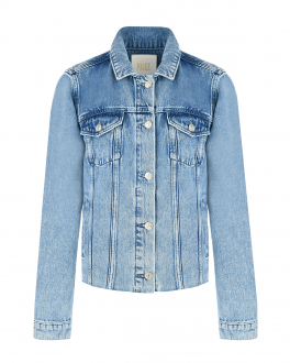 Голубая джинсовая куртка Paige Голубой, арт. 7216I07-3550 PEARL BLUE | Фото 1