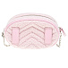 Розовая буклированная сумка 19х11.5х5 см Monnalisa | Фото 3
