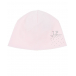 Розовая шапка с логотипом из стразов La Perla | Фото 1