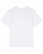 Белая футболка с логотипом в клетку Burberry | Фото 3
