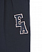 Синие брюки с поясом на резинке Emporio Armani | Фото 3