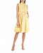 Желтое платье-рубашка без рукавов Pietro Brunelli | Фото 2