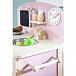 Детская игровая кухня с аксессуарами, розовый/натуральный Roba | Фото 14