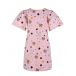 Розовое платье с принтом &quot;звезды&quot; Moschino | Фото 1