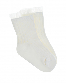 Белые носки с капроновой оборкой Collegien Белый, арт. 3457 908 | Фото 1