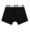 Трусы-боксеры с логотипом 2шт, черные + темно-серые BOSS | Фото 2