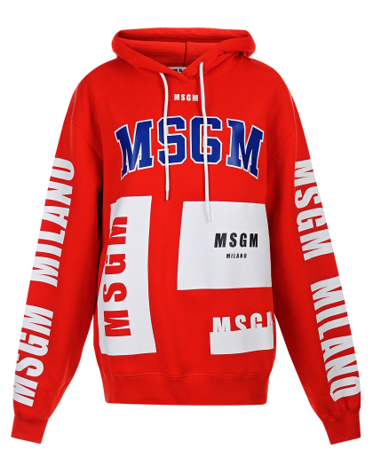 Худи с лого MSGM  | Фото 1