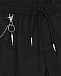Черные брюки с декоративной цепочкой Antony Morato | Фото 3