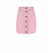 Розовая стеганая юбка MSGM | Фото 1