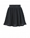 Черная трикотажная плиссированная юбка Aletta | Фото 2