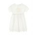 Белое платье с логотипом в тон Dolce&Gabbana | Фото 1