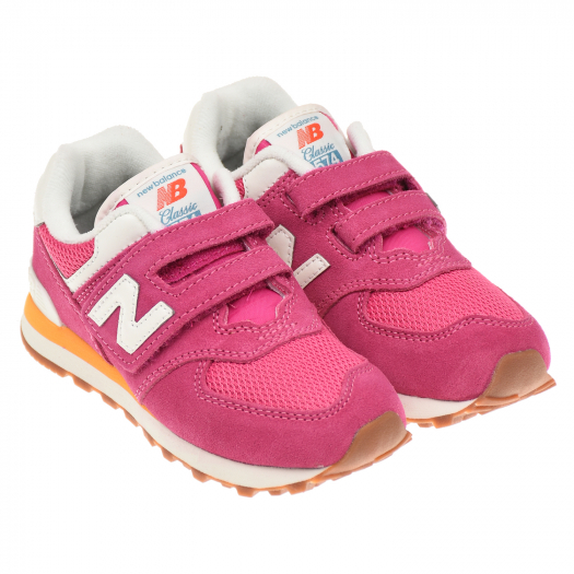 Кроссовки цвета фуксии NEW BALANCE | Фото 1