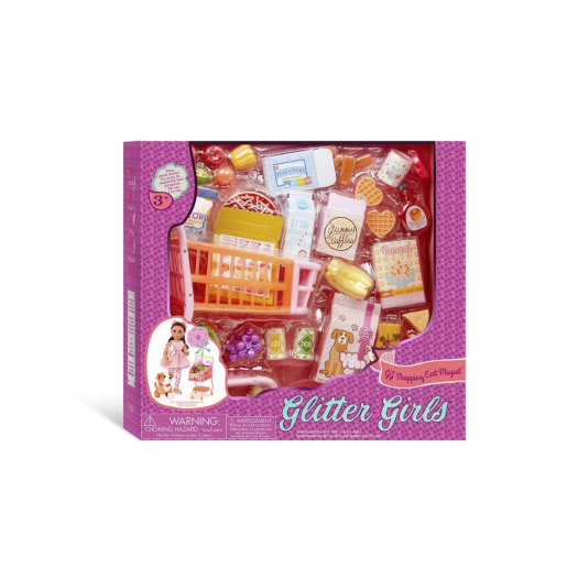 Игровой набор &quot;Тележка с продуктами&quot; Glitter Girls | Фото 1