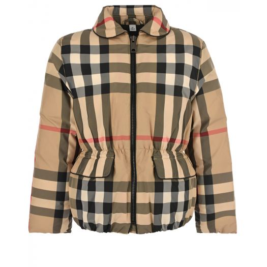 Бежевая куртка в клетку Vintage Check Burberry | Фото 1