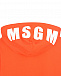 Оранжевая толстовка-худи oversize MSGM | Фото 9