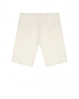 Белые джинсовые бермуды MM6 Maison Margiela Белый, арт. M60099 MM046 M6101 | Фото 2