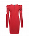 Красное платье с объемными рукавами Pietro Brunelli | Фото 7