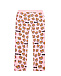 Розовые спортивные брюки с принтом &quot;медвежата&quot; Moschino | Фото 2