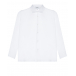 Белая рубашка с вышитым лого Aletta | Фото 1