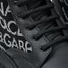 Высокие ботинки с лого, черные Dolce&Gabbana | Фото 6