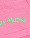 Розовые шорты с зеленым лого Dsquared2 | Фото 3