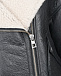 Черная куртка-авиатор Yves Salomon | Фото 14