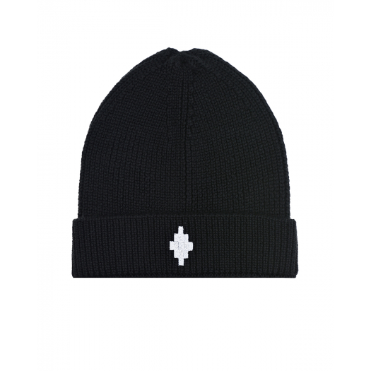 Черная шапка с логотипом  | Фото 1