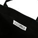 Сумка-шоппер с логотипом, черная MM6 Maison Margiela | Фото 7