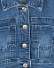 Короткая джинсовая куртка с вышивкой Monnalisa | Фото 4