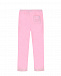 Розовые флисовые брюки Poivre Blanc | Фото 2