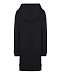 Черное платье-худи с логотипом Calvin Klein | Фото 3
