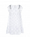 Белое двухслойное платье Karl Lagerfeld kids | Фото 2