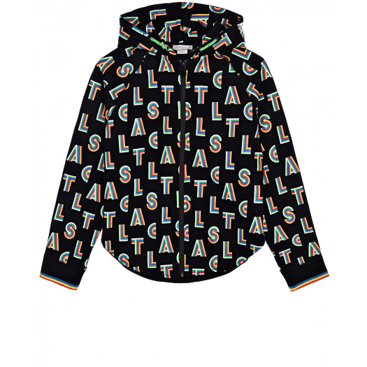 Спортивная куртка с принтом &quot;разноцветные буквы&quot; Stella McCartney | Фото 1