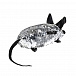 Новогодний сувенир Крыса с серебристыми пайетками Dan Maralex | Фото 4