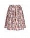 Хлопковая юбка с абстрактным принтом Paade Mode | Фото 2