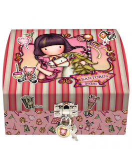 Розовая шкатулка Carousel 14.5 x 11.5 x 9 cm Santoro , арт. 701GJ10 | Фото 1