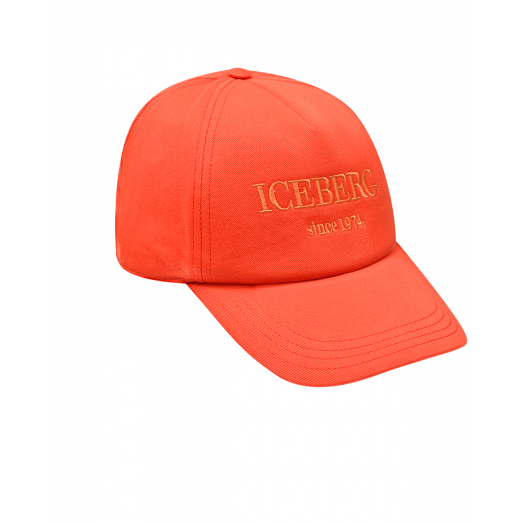 Красная кепка с лого Iceberg | Фото 1