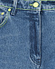 Голубые джинсы клеш с контрастной строчкой MSGM | Фото 8