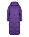 Стеганое двусторонне пальто, фиолетовое Yves Salomon | Фото 1