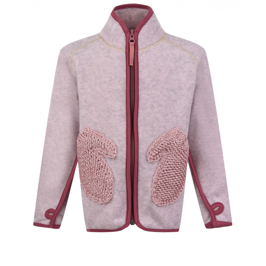 Розовая спортивная куртка из флиса Molo | Фото 1