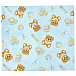Голубое одеяло с принтом &quot;медвежата&quot;, 74x68 см Moschino | Фото 4