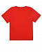 Красная футболка с контрастной надписью Burberry | Фото 2