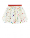 Белая тюлевая юбка с разноцветным конфетти Stella McCartney | Фото 1