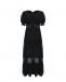 Платье с рукавами-фонариками, черное Charo Ruiz | Фото 1