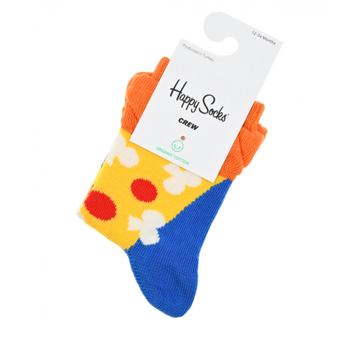 Носки с принтом &quot;кусок пиццы&quot; Happy Socks | Фото 1