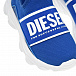 Голубые кроссовки-носки Diesel | Фото 6
